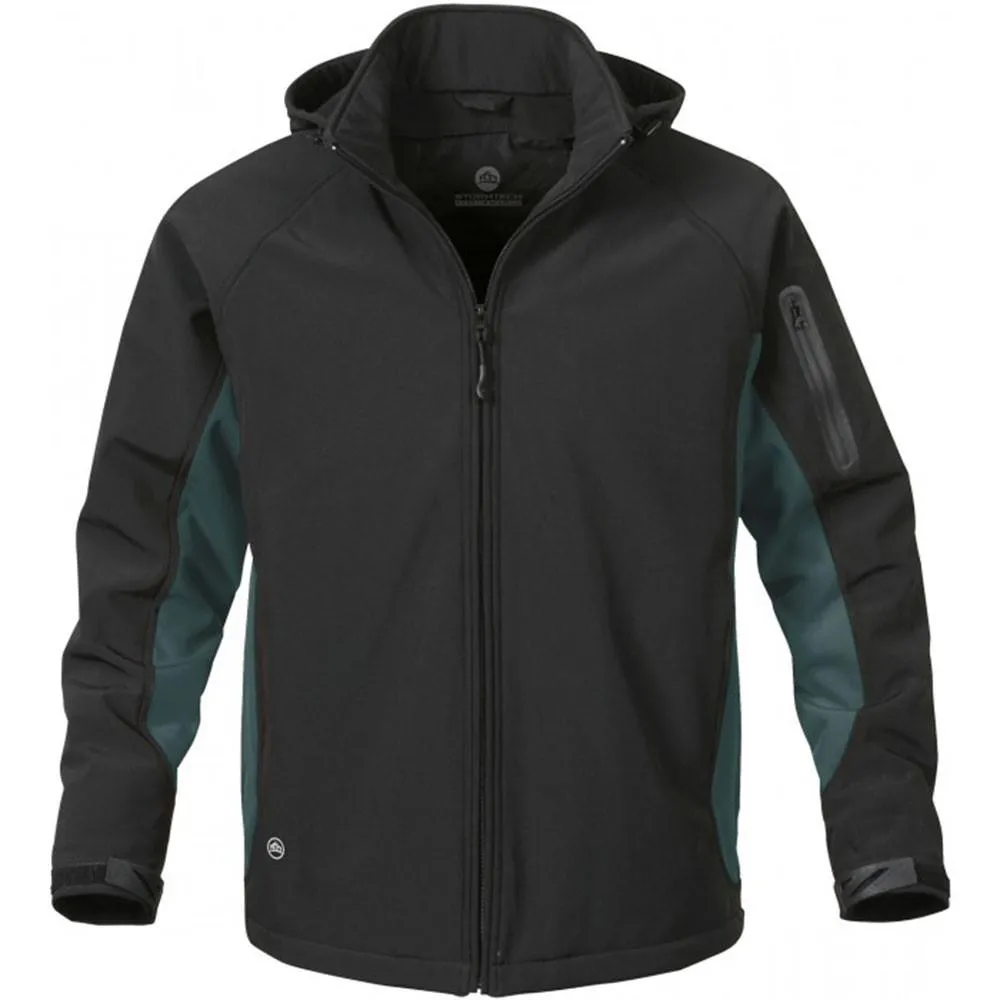 Stormtech Men's Black/Forest Crew Bonded Parka