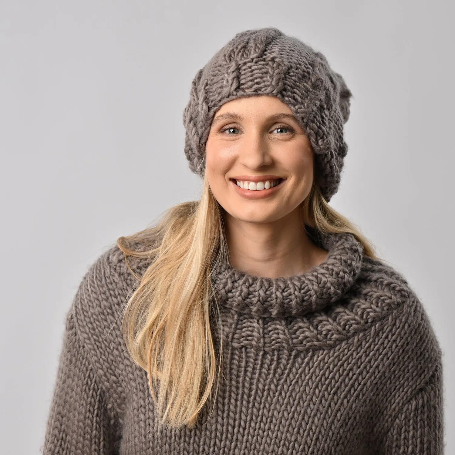 Ted Cable Hat Knitting Kit