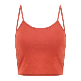 Tegan Cotton Cami Tank - Brick