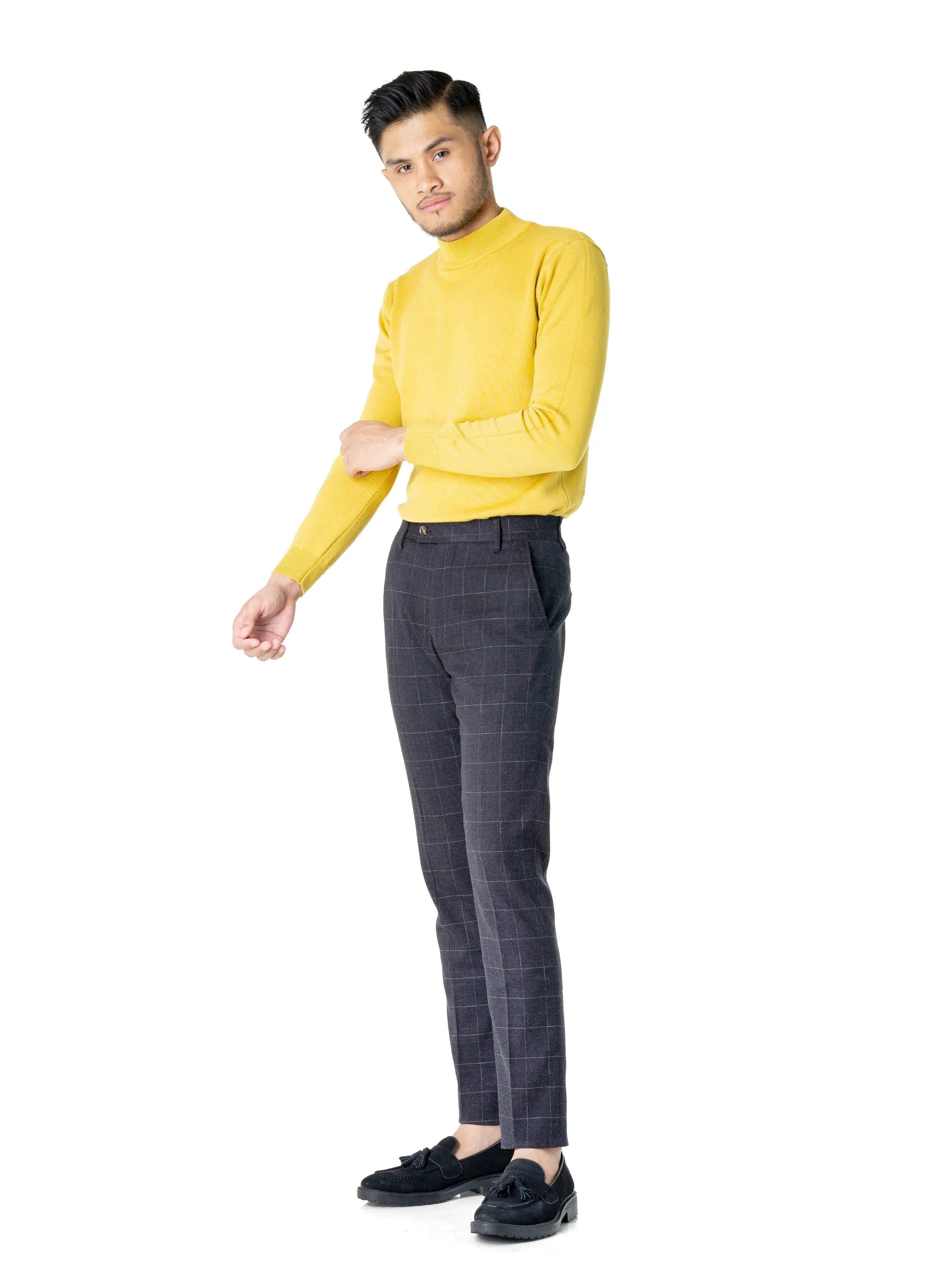 Turtleneck Sweater - Yellow