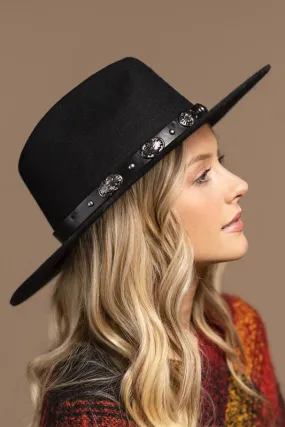 Western Concho Wool Hat