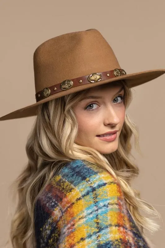 Western Concho Wool Hat