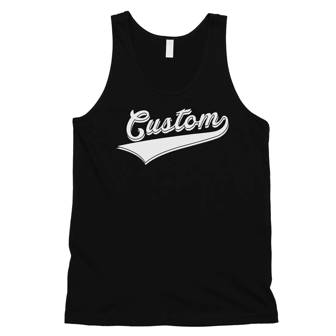 White College Swoosh Gorgeous Good Mens Personalized Tank Tops Gift