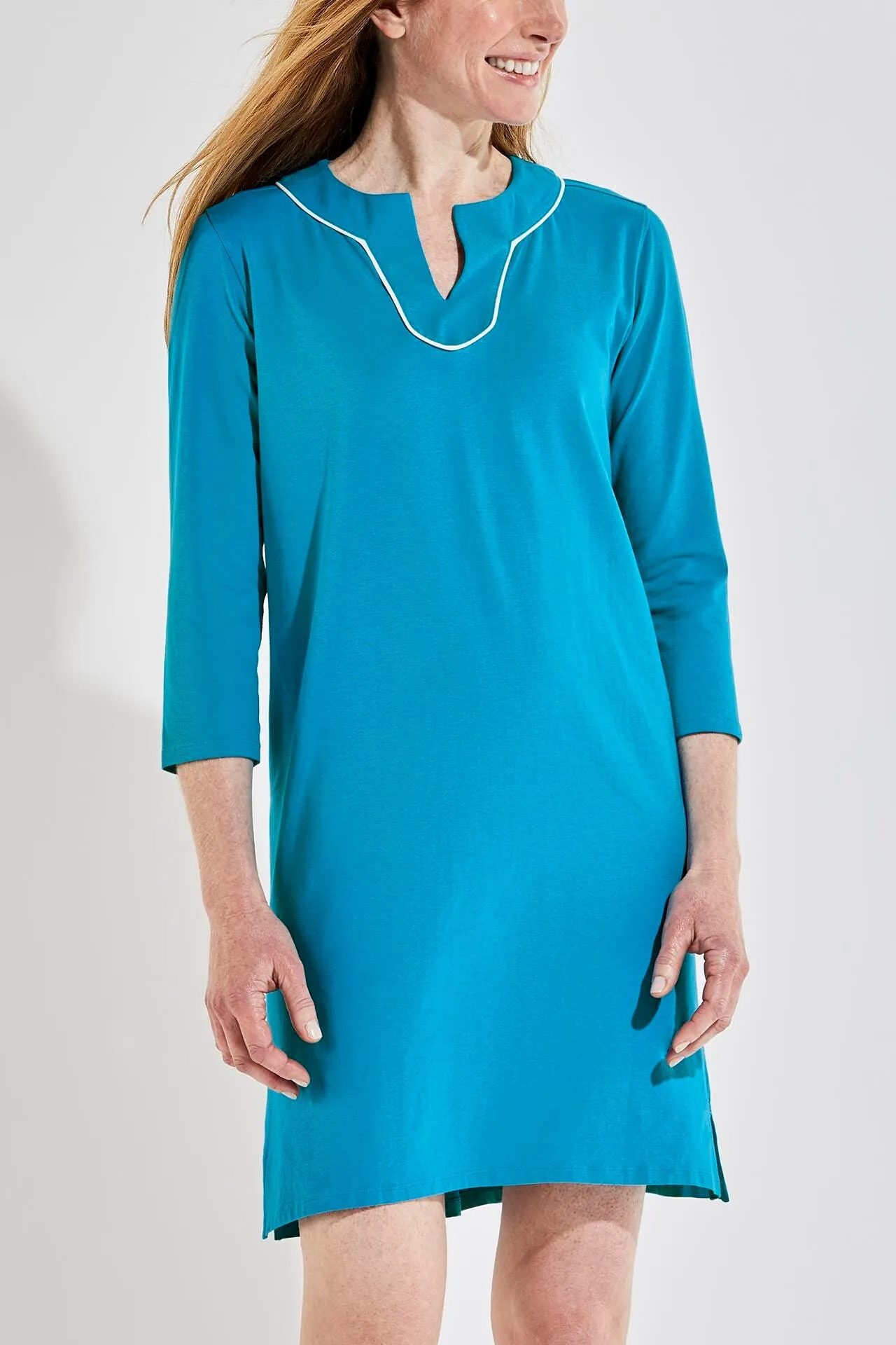 Women's Oceanview Tunic Dress | Paradise Blue