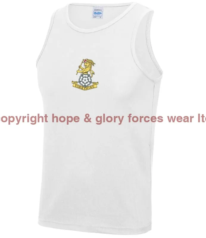 Yorkshire Regiment Embroidered Sports Vest