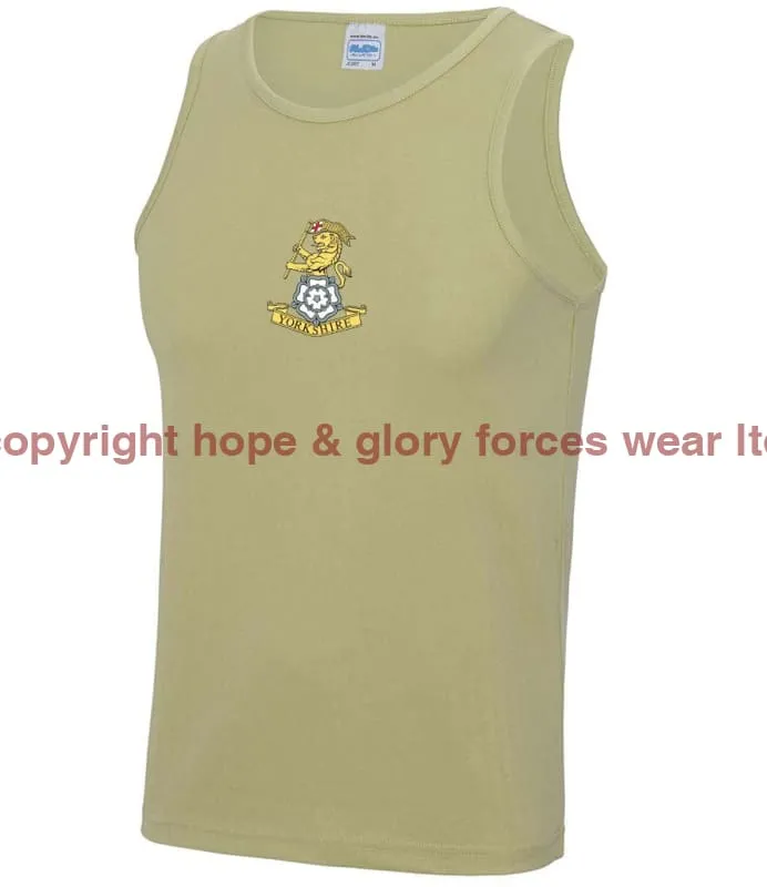 Yorkshire Regiment Embroidered Sports Vest